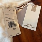 Good American Kids Sweatshirt All Good Crewneck Ivory Off White New Size 5   6