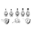 8 Pcs Stainless Steel Hot Air Gun Nozzle Heat Resisting Nozzle For 850 Heat Gun