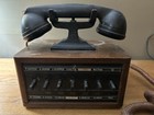 Antique Dictograph Office Intercom Telephone Selector Console Wood As-is Parts