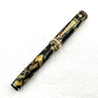 Vtg Wahl Eversharp Decoband Lever-fill Gold Seal Fountain Pen No Nib - As Is