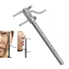 Dental Orthodontic Caliper Chin Implant Measuring Ruler 0-100mm Stainless Steel