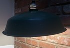 17    Vintage Green Porcelain Enamel Industrial  Barn Garage Gas Station Light
