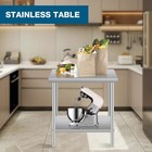 24x18  Commercial Workbench Stainless Steel Worktable For Kitchen Or Garage