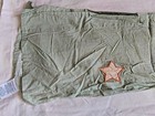 Lambs   Ivy Teddy Bear Green Checked Gingham Window Valance Stars Baby Nursery