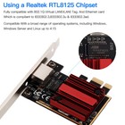 2 5gbps Pcie Gigabit Network Card Rj45 Lan Pci Express X1 X4 X8 Ethernet Adapter