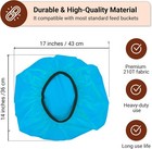 Horse Bucket Cover  Waterproof Feed Bucket Top 2-5 Gallon  blue  - 1 Pc