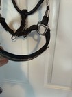 Brown Leather Western Silver Show Halter Average Horse Size  No Lead  Has Flaws
