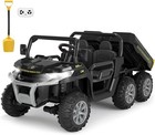 Kids Ride On Car 24v 2 Seater Dump Truck Electric Remote Control 6 Wheel