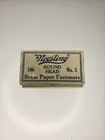 Noesting No  5 Round Head Brass Paper Fasteners 1 1 4 In  Shanks 100 Vtg Usa