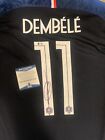 Ousmane Dembele Autographed 2018 France World Cup Jersey Beckett Witness Coa