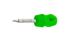 New  Snap-on Stubby Ratcheting Screwdriver Ssdmr1ag  green Hard Handle  Rare 