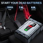Car Jump Starter With Air Compressor 99800mah Battery Jumper Box Charger Booster