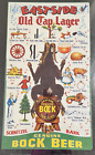 Original 1950s Schnitzel Bank Song Poster - Eastside Old Tap Lager - Los Angeles