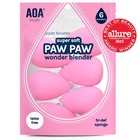 Aoa Studio Collection Makeup Sponge Set Latex Free And High-definition Set Of 6 