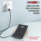 5 Core 15w Wireless Charging Pad Fast Qi Charger For Iphone Samsung Airpods