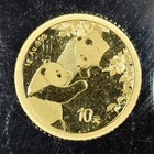 2023 Gold 1 Gram Coin     China Chinese Panda     Sealed 10 Yuan 10y 999    trusted   
