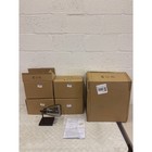 Pack-of-4 Vcozar Glass Wall Lamps  Square Base Modern Black Wall Sconce