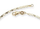 -solid 10k Yellow Gold 10  Mariner Chain Anklet For Women     2 2mm Dainty Gold   