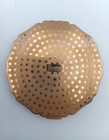 Vtg Stratton England Art Deco Gold Brown Marbled Enamel Powder Mirror Compact