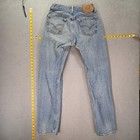 Vtg Levis 501 Jeans Mens Light Wash Blue Straight Student Usa Fits 26x31