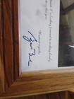 Signed Photo President George W Bush 8x7 Framed