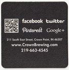 Crown Brewing Co Beer Coaster Crown Point In