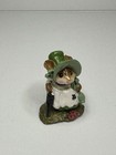 Wee Forest Folk Figurine Lady Mousebatten St Patricks Day Clover Irish M-195b