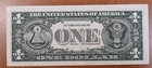 1981 One Dollar Federal Reserve Note  1 Bill Error Ink Smear Uncirculated  88058