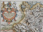 Original 1637 Antique Map Of Monmouthshire A Genuine Saxton   Hole Engraving
