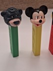 Vintage 1961 Thru 1977  Lot Of 7 Disney Pez No Feet Austria   Hong Kong 3 4  3 9