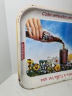 Vintage 1960   s Drink Coca Cola Pansy Tray   Coke Refreshes You Best