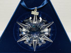 Swarovski 2002 Annual Christmas Ornament Crystal Snowflake Mib W  Coa