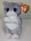 Ty Beanie Baby Bellies - Morgan The Cat  6 Inch   New Mwmts Stuffed Animal Toy