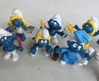 Vintage Smurfs Figures Lot Of 14 From 1970s 1980s Peyo Schleich