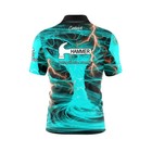 best Gift  Custom Hammer Electrical Tornado Teal Bowling Jersey - All Size