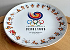 1988 Seoul Olympic Games Souvenir Plate Gold Rim Ceramic Vintage Korean 10 