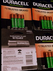  lot Of 4 Packs   Duracell Aaa Rechargeable Batteries  16 Total  1 2v Nimh New