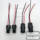 2 X 18 Awg Assembled  Weather Pack 2 Pin Sealed Connector Kit 