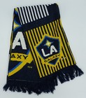 Mls La Galaxy Adidas Adult Warm Winter Knit Fringe Scarf New 