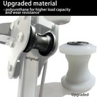 Pulley Wheel For Vertical Climber 2pc Replace Original White 