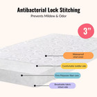 2-in-1 Breathable Two-sided 3  Mini portable Crib Mattress   Mini Portable On