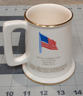 Vintage 1969 Apollo 11 Moon Landing Mug Florence Ceramics Scripto Nasa Space