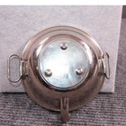 Antique Carl Deffner Germany Baby Food Warmer Porcelain Silverplate Bowl
