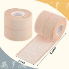 4 Rolls Elastic Tape Adhesive Elastic Tape Self Adhesive Bandage Wrap Flexible S