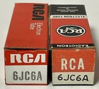 Tested Rca Vintage Radio Electron Vacuum Tube Pair 6jc6a With Original Box
