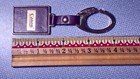 Vintage Canon Micrographics Key Chain Nib Leather   Gold-tone Metal   Gift Box