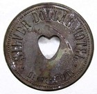 Silver Dollar Hotel Good One Screw Ruth Jacobs Prop  Denver Colorado Trade Token