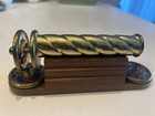 Kaleidoscope Signed By Sheryl Koch Vintage 5 25    With Wood Stand 1993 Copyright