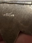 Siam Sterling Signed Sterling Silver Black Enamel Flower Brooch Pin
