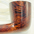 Vintage Austin Imported Briar Estate Pipe Jet Smooth Straight Dublin Shape